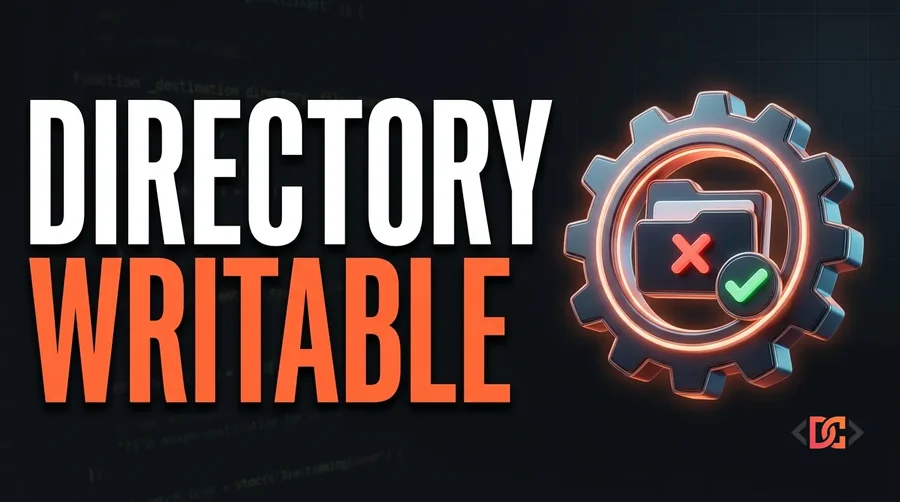 Fix: Destination Directory for File Streaming Does Not Exist or Is Not Writable in WordPress