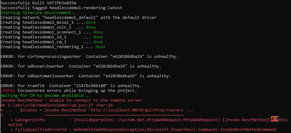 Identity Server Failure Logs